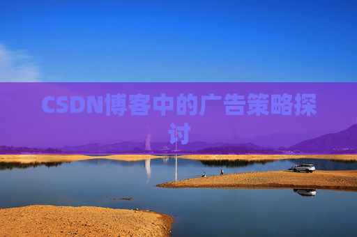 CSDN博客中的广告策略探讨